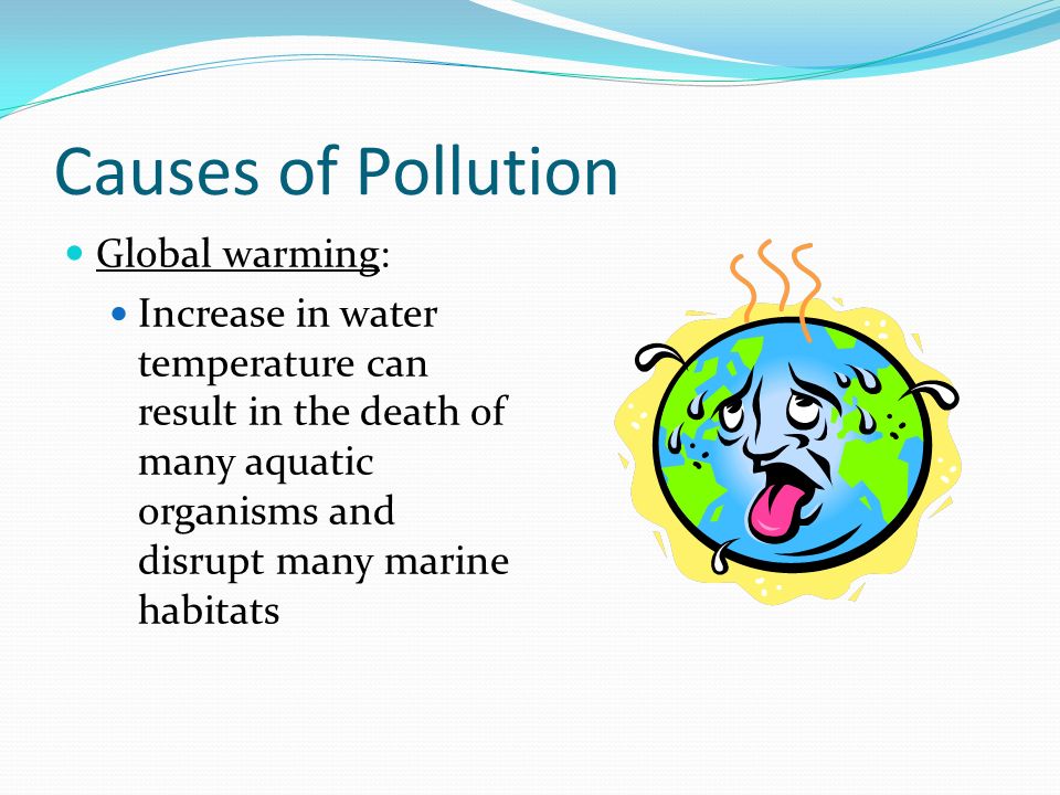 Marine ecosystem causes of degradation and